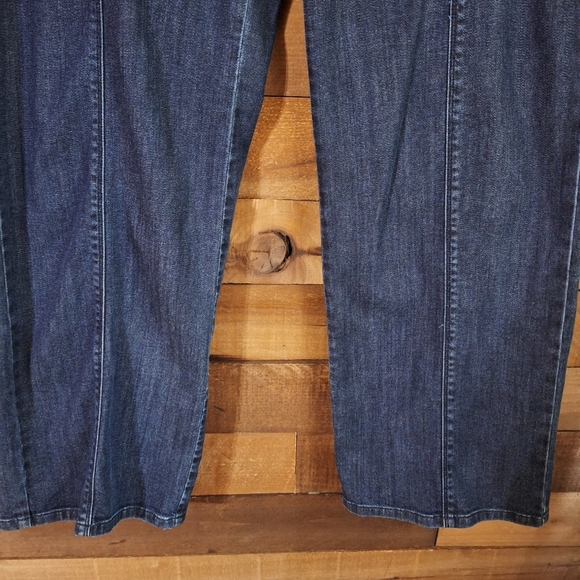 J.Jill Denim Metropolitan Full / Wide Leg Pants SZ 12 - Picture 3 of 9